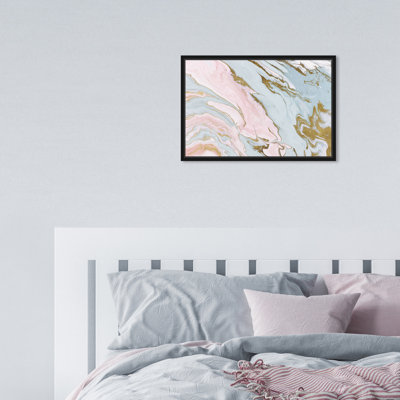 Pastel Geode - Impression sur toile