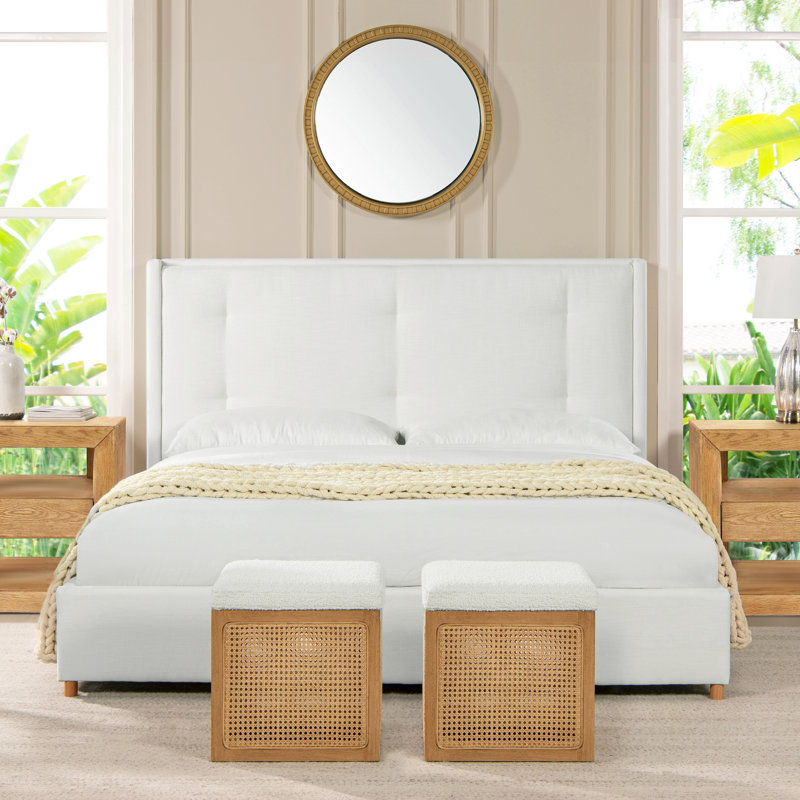 Simo Upholstered Platform Bed, King