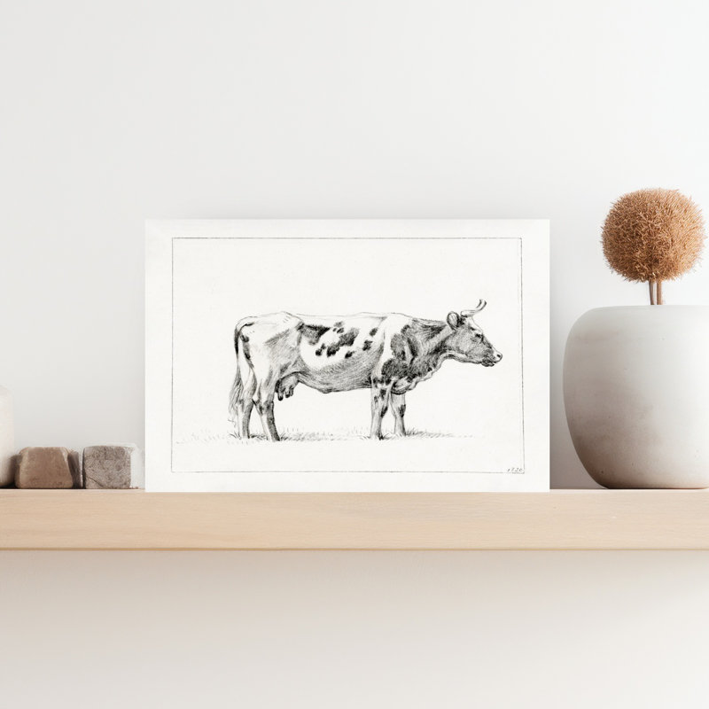 Vache debout, H 18 po x l 12 po