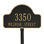 Lexy 2-Line Lawn Address Sign