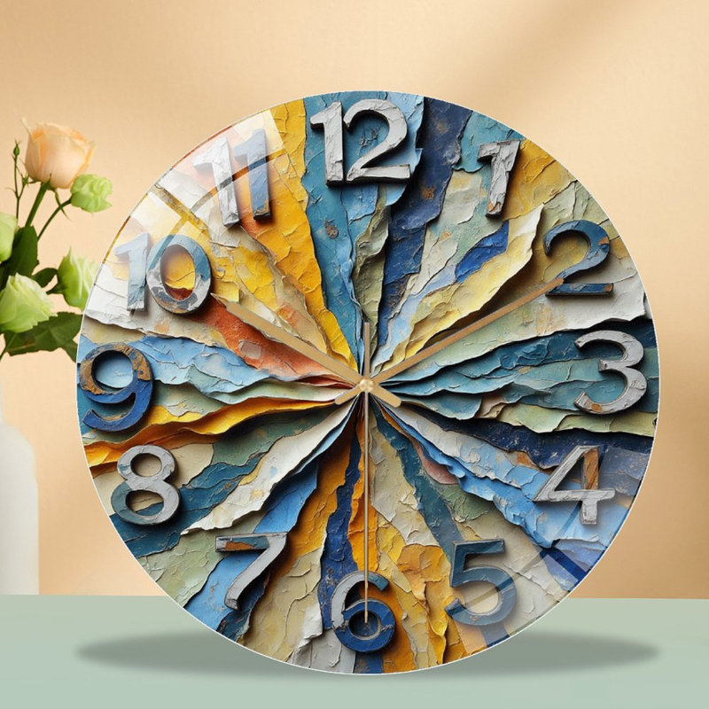 Horloge murale rétro 12 po