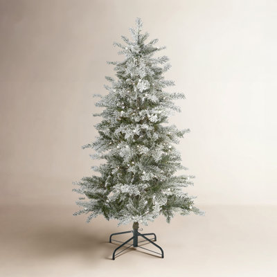Lighted Artificial Spruce Christmas Tree