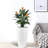 White Faux Tall Planters Of 2 With Automatic Watering And Water Level Monitor, For Outdoor Indoor Ornamentation Plant Growth 22 Inch In Use, Monitor Optimal Care-1767257049