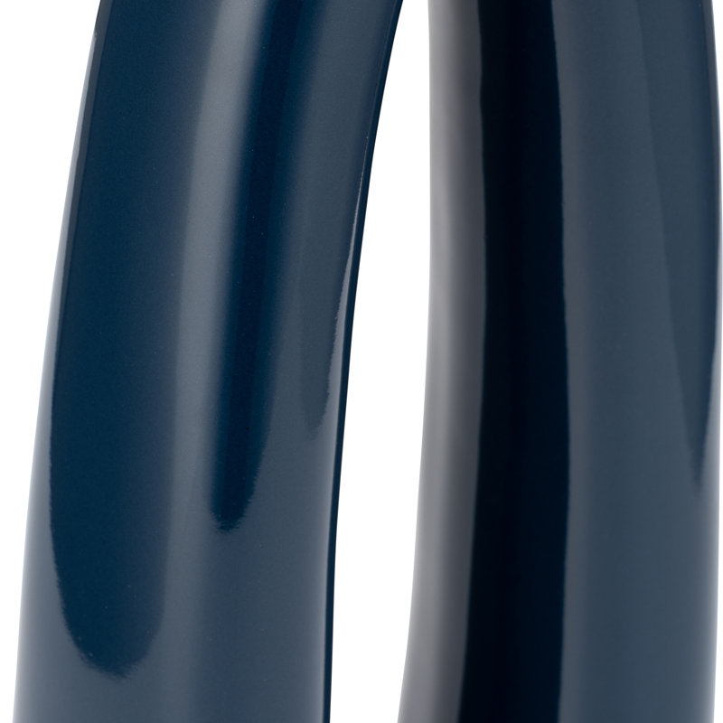 Vase en grès décoratif en céramique avec un design ajouré moderne - Accent contemporain pour des intérieurs élégants, Bleu