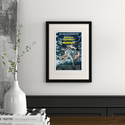 Moonraker One Sheet 1 Piece Single Picture Frame Wall Art