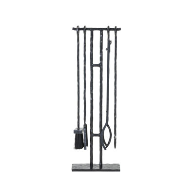 Jetta Fire Poker-Hammered Black Iron
