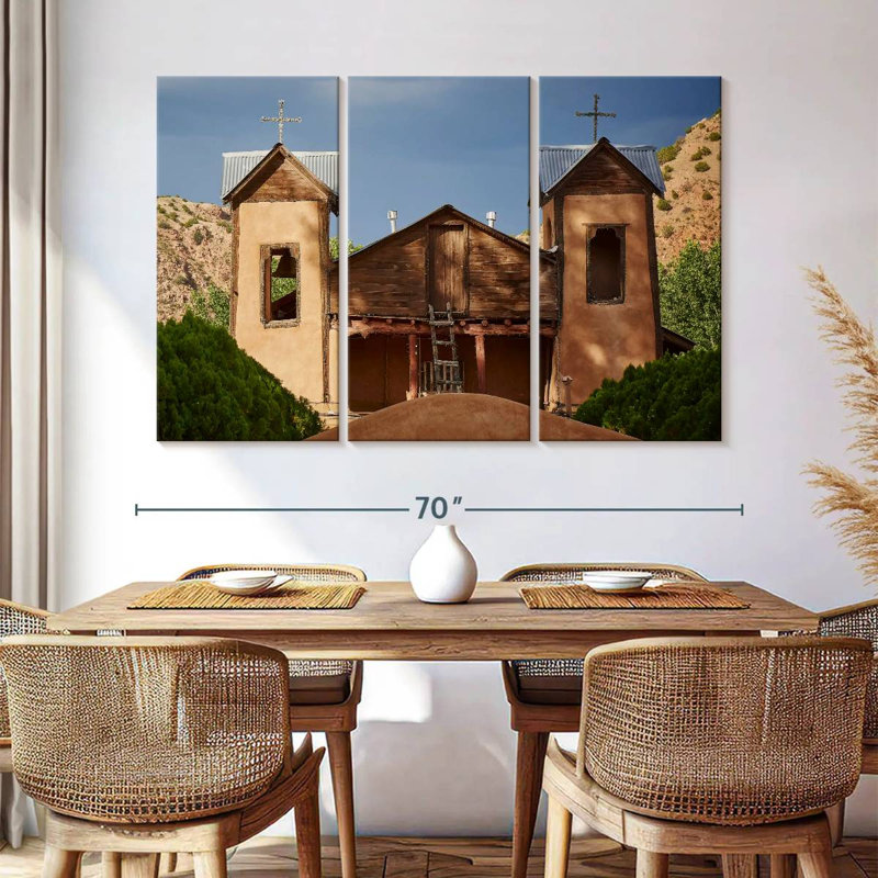 El Santuario De Chimayo, 42" H x 65" W