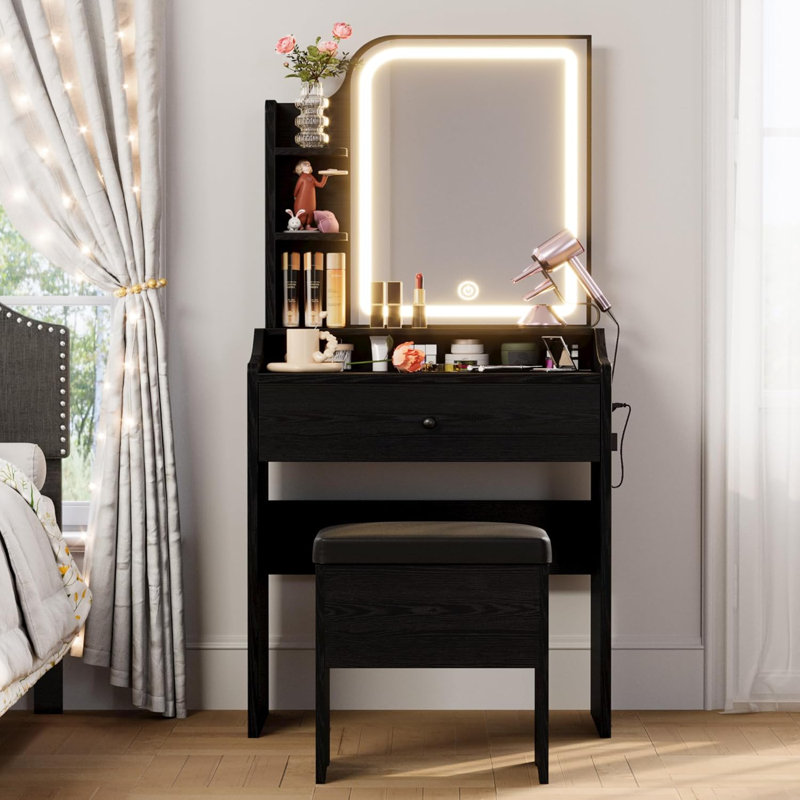 Coiffeuse, Noir, noir, noir, noir