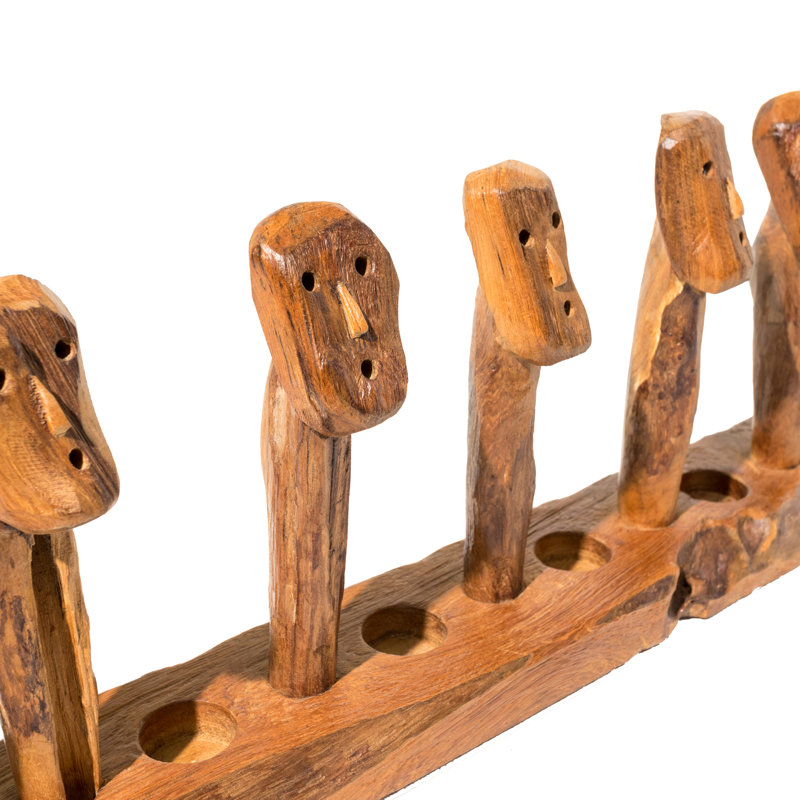 Wood Tabletop Tealight Holder