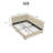  81" Full Size Upholstered Daybed - Solid Eucalyptus Wood Frame - Velvet Corner Chaise Lounge - 500 lbs Capacity-1957258036