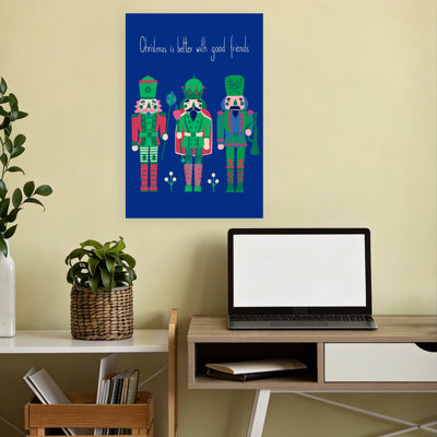 «Christmas», Casse-noisette, amis, hiver coloré traditionnel, impression murale