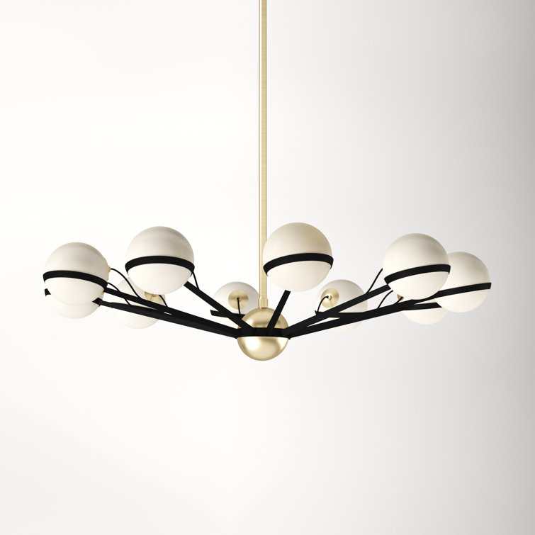 Ryter 10-Light Sputnik Sphere Chandelier