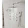 DualJetSpa 12" x 6" Dual Shower Heads, Thermostatic Shower Faucet System with Rough-in Valve and Body Jets