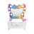 Teamson Kids Butterfly Tabletop Vanity With LED Lights