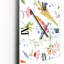 Horloge murale Vibrant Summer Wildflowers I-1078006572