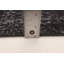 Tapis noir en laine noué à la main de conception unique 2000S 6 pi 11 po x 10 pi 1 po Olema
