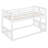Twin Size Solid Wood Low Bunk Bed-1368673452