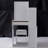 29.2" Small Space Left Bedside Cabinet Vanity Table + Cushioned Stool, Extra Large Right Sliding Mirror, Multi Layer High Capacity Storage, Practical Fashionable Dresser, Suitable For Small Space-1822281904