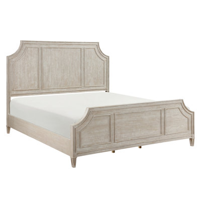 Traditional Design Bedroom Furniture 1Pc Bed Curved Framing Wooden Furniture