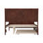 Lit plateforme en bois massif Fitzsimmons avec pied de lit et gigogne assortis-1752791440-1752791534