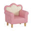 Chaise rembourrée en forme de pétale pour tout-petits