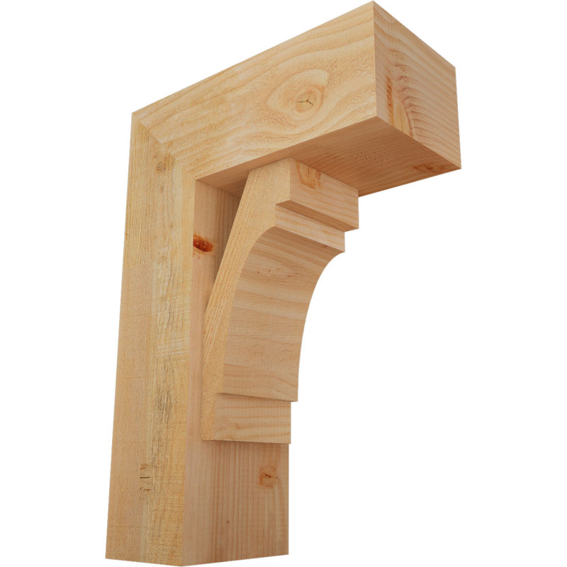 Support Merced Block avec support décalé, 26 x 18, Sapin Douglas de l 8 po (scié brut)