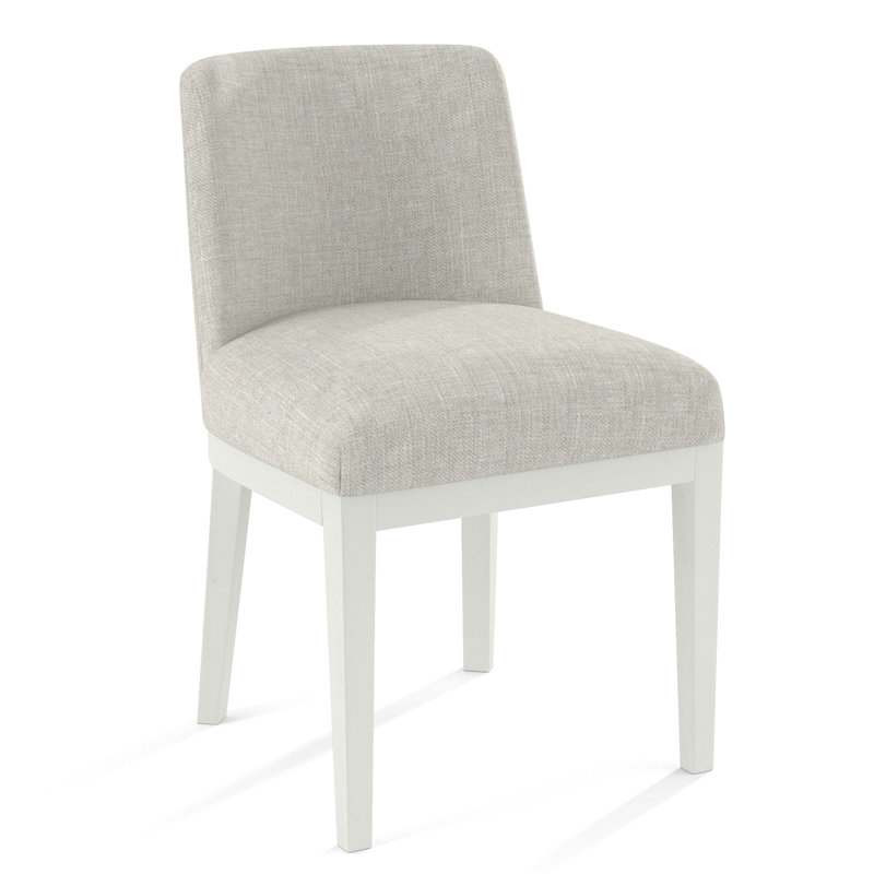 Upholstered Dining Chair, Applause Bravo, White