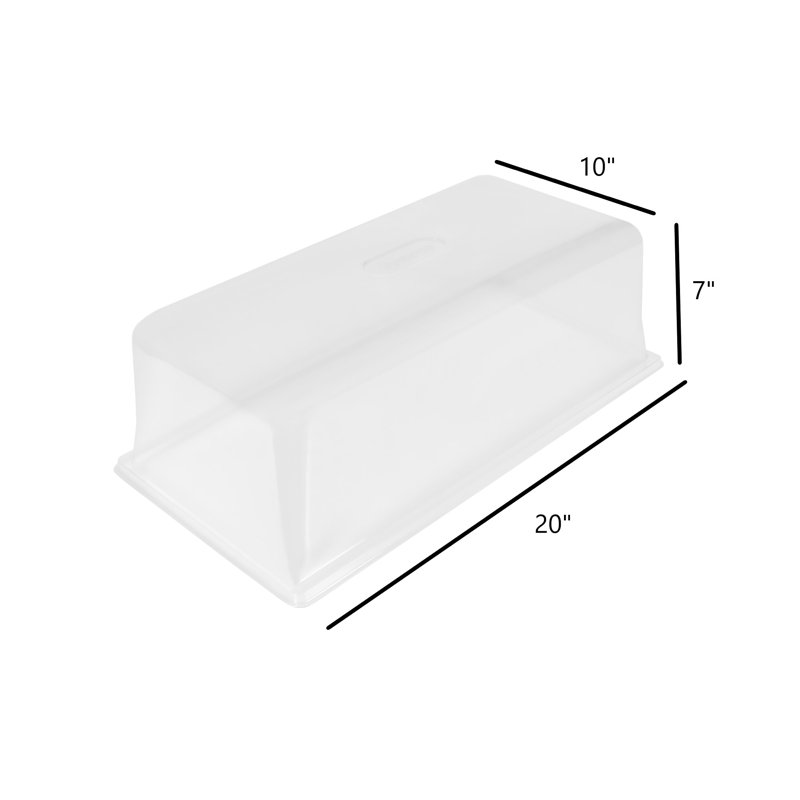 SUNPACK Sundome Plastic Humidity Dome, Clear, 7"