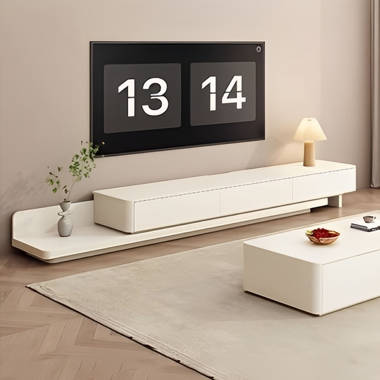 Lorenzo 184cm White Gloss and Anthracite TV Unit