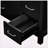 36" Black Bathroom Vanity with Ceramic Sink Combo