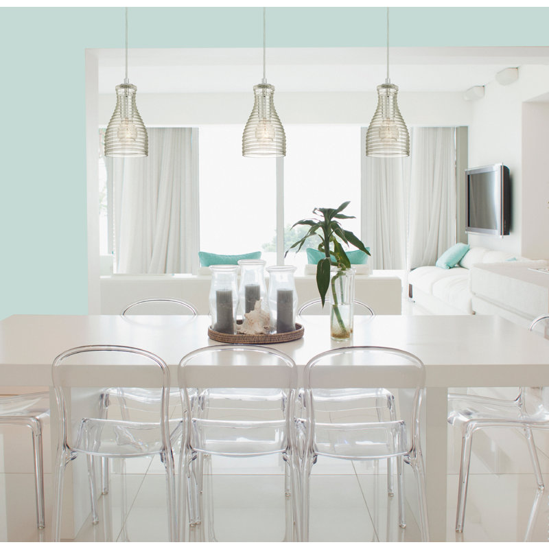 Barberton 1 - Light Silver Single Pendant