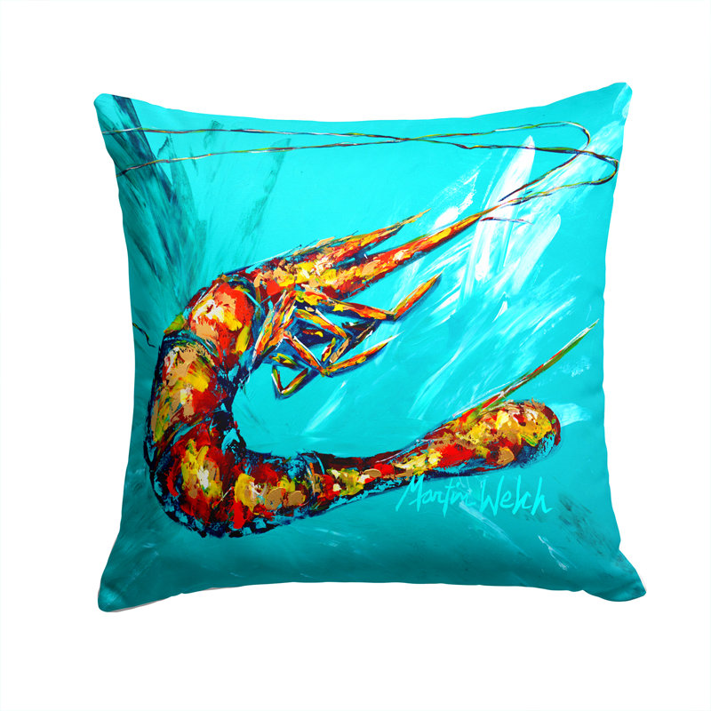 Coussin décoratif intérieur/extérieur splish splash, H 14 po x l 14 po x P 4 po