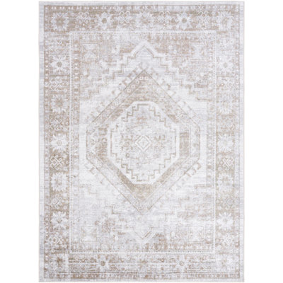 Janiaha Washable Oriental Indoor Rug