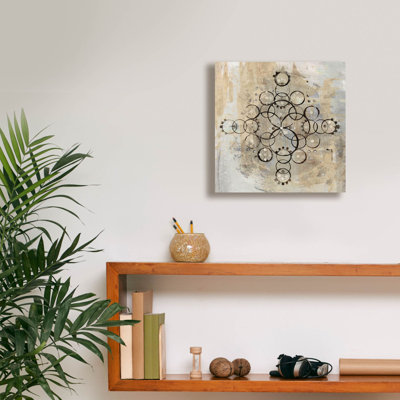 «Neutral Mandala 2» par Melissa Averinos, art mural sur toile