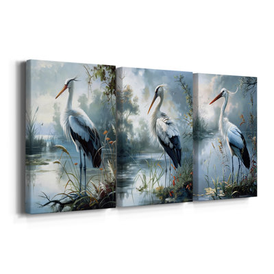 ANIMALS Series CIV - Toile tendue avec châssis sur mesure - 3 pièces