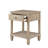 Victoria Light Natural 1-Drawer Solid Wood Nightstand with Open Lower Shelf-113430437