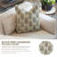Housse de coussin décoratif décoratif Fabcline, coussin décoratif doux et durable pour canapé ou salon, Varmala-108803478-108803480-108803481