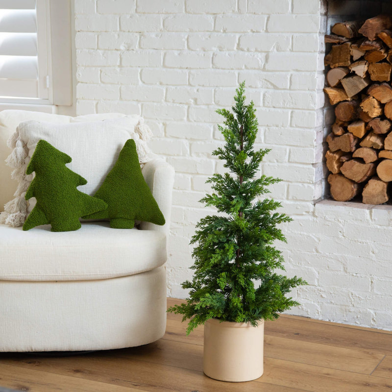 3 pi. Arbre de Noël artificiel cyprès topiaire