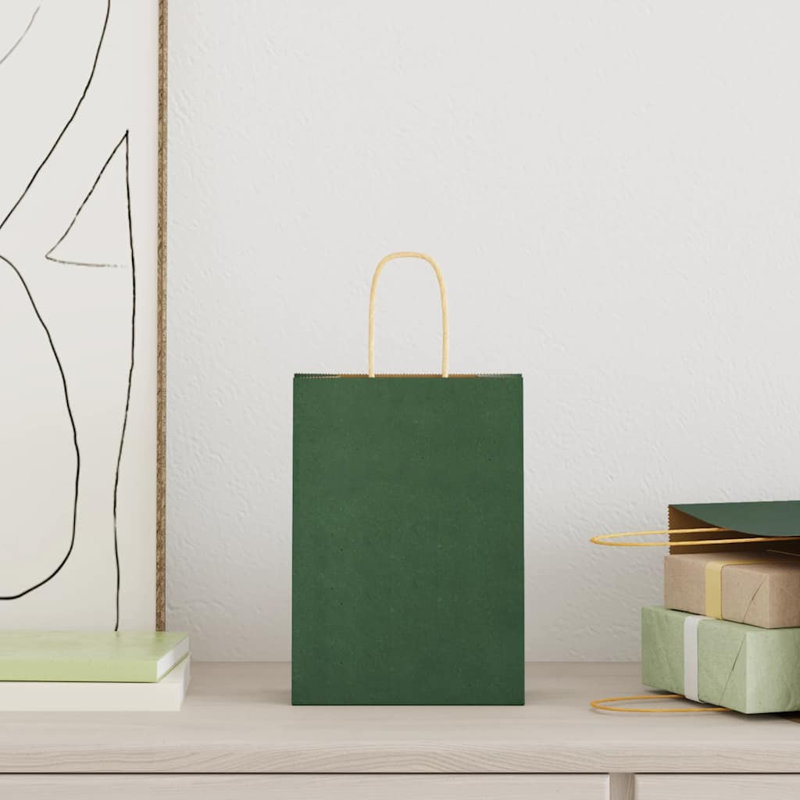Caleena Gift Wrap Storage, 48cm H x 45cm W x 17cm D, Green