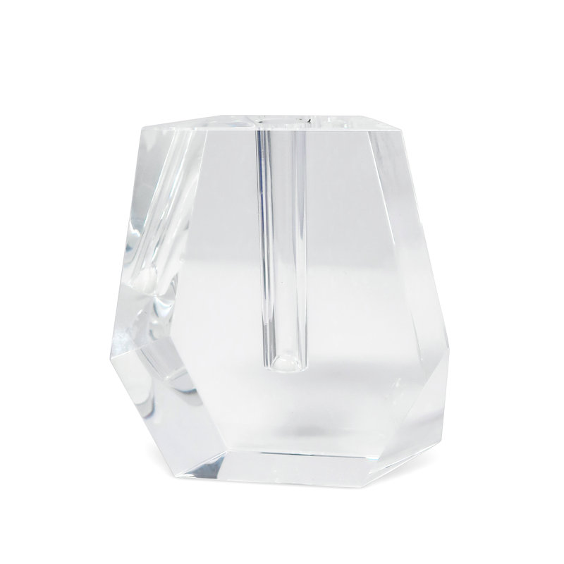 Vase de table Gatian, H 7,50 po x l 6,75 po x P 1,50 po