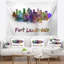 Fort lauderdale skyline tapisserie Cityscape-28484271