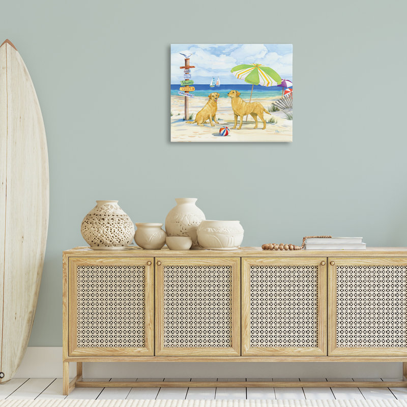 «Dog Beach Day» par Paul Brent, H 24 po x l 30 po