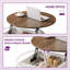 Rothwell Lift Top  Coffee Table ,Extendable Round Cocktail Table-783565090-772207714-772208954