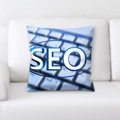 Search Engine Optimization Throw Pillow