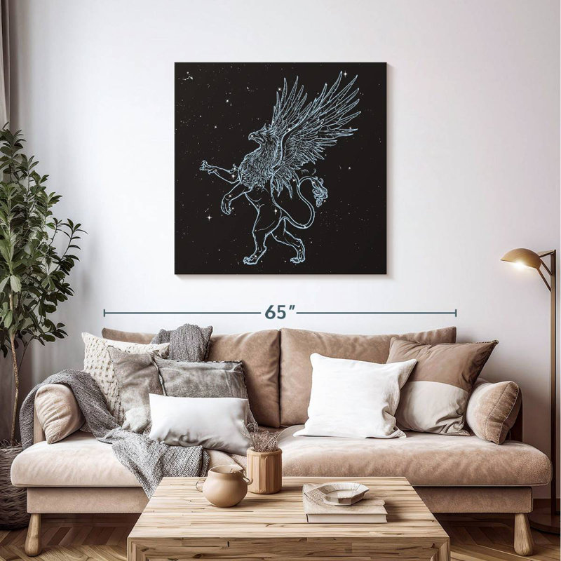 Crowle Gryphon Constellation, 39" H x 39" W