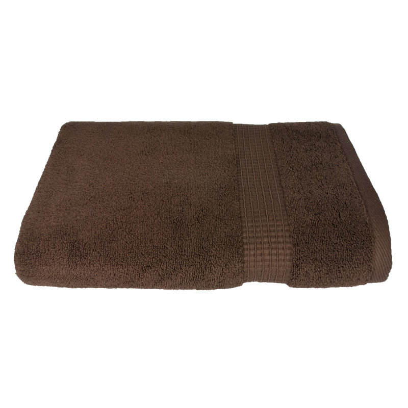 Ensemble de serviettes 100% coton 5 pièces Davidson, Brun