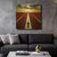 «We'Ll Meet Again 2 Landscape Sqaures» par DB Waterman, art mural en métal doré, 36 po x 36 po-1771552310