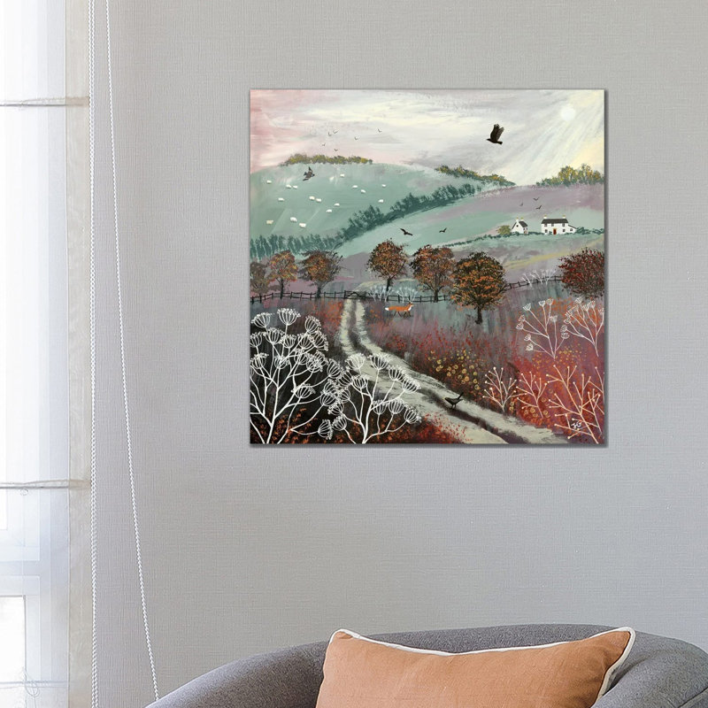 Autumn Dusk by Jo Grundy - Wrapped Canvas Print, 66.04cm H x 66.04cm W x 1.905cm D