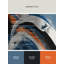Tapis arc-en-ciel moderne gris élégant et lavable à la machine Rayan-328159751