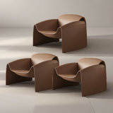 Faux Leather Armchair
